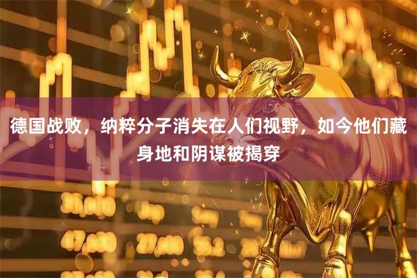 德国战败，纳粹分子消失在人们视野，如今他们藏身地和阴谋被揭穿